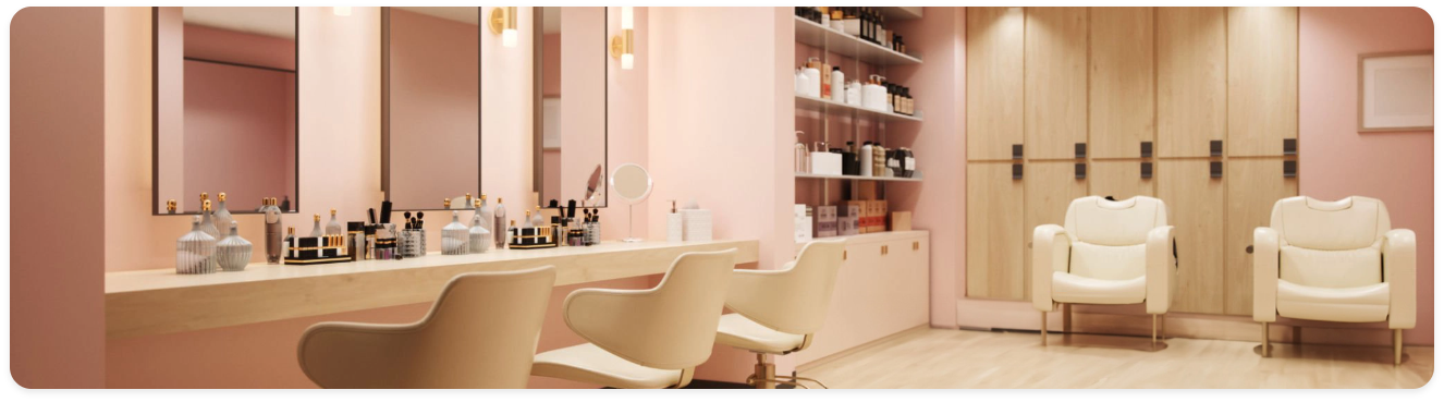 Cash register software for hair salons