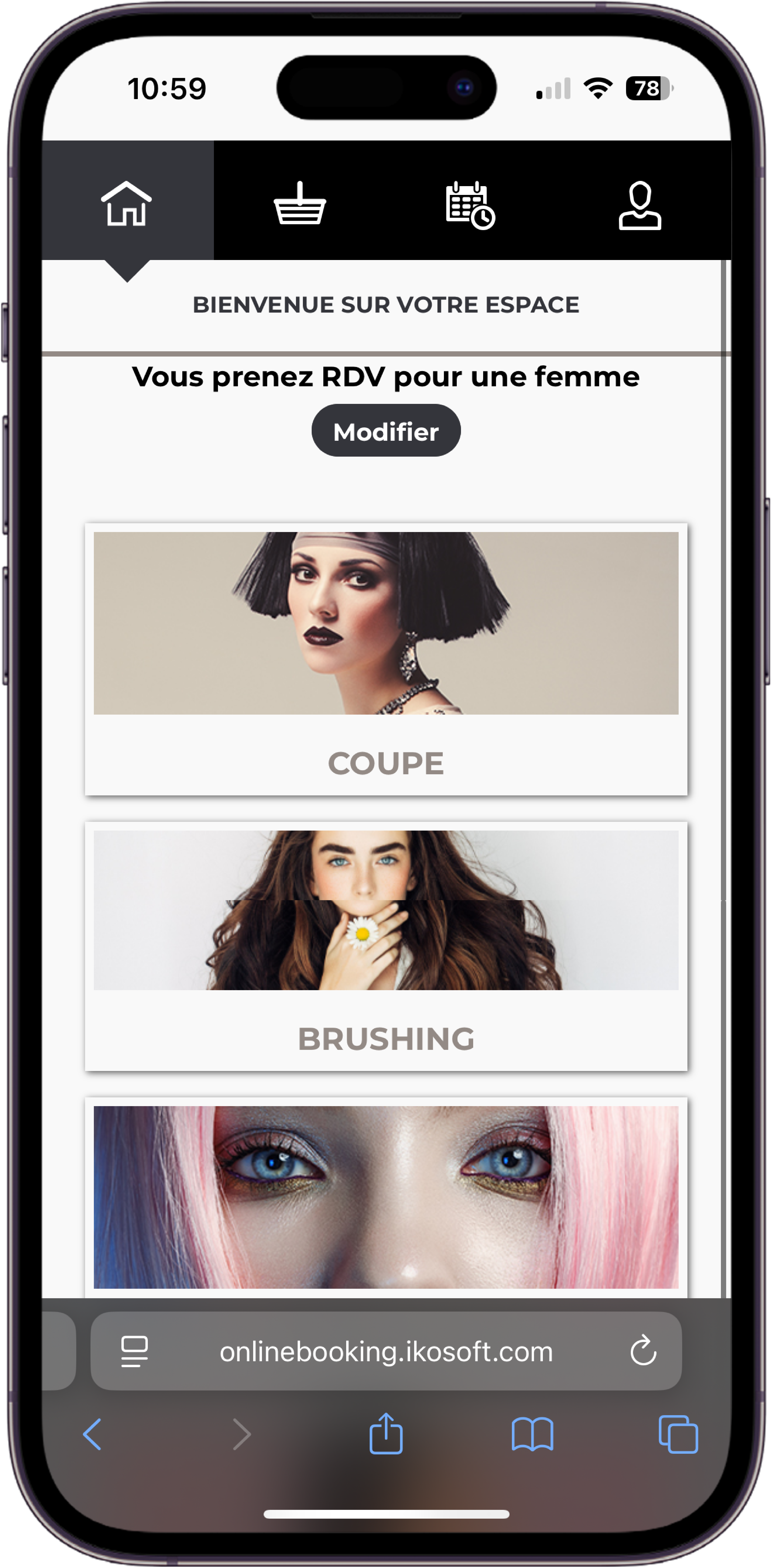 Thème de réservation en ligne 1